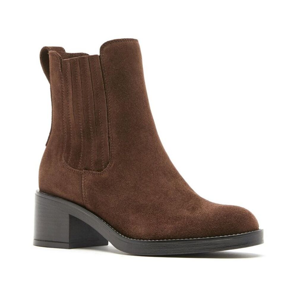 La Canadienne Walf City Dry™ Waterproof Suede Bootie